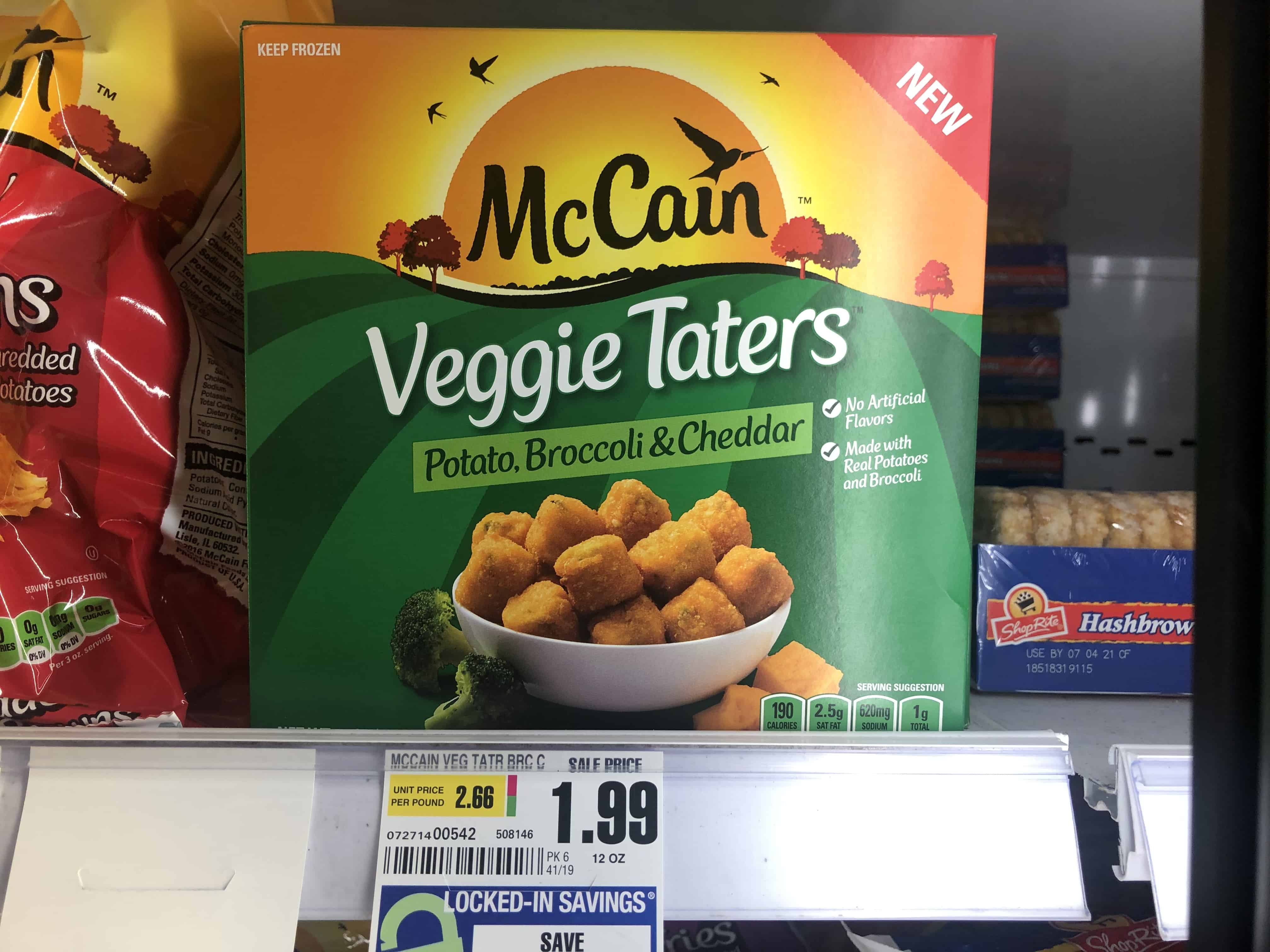ShopRite: McCain Veggie Taters JUST $1.24 Each Thru 10/19!