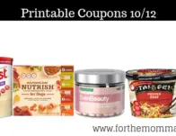 Printable Coupons Roundup 10/12: Save On SlimFast, Gold Bond, Nature’s Bounty & More