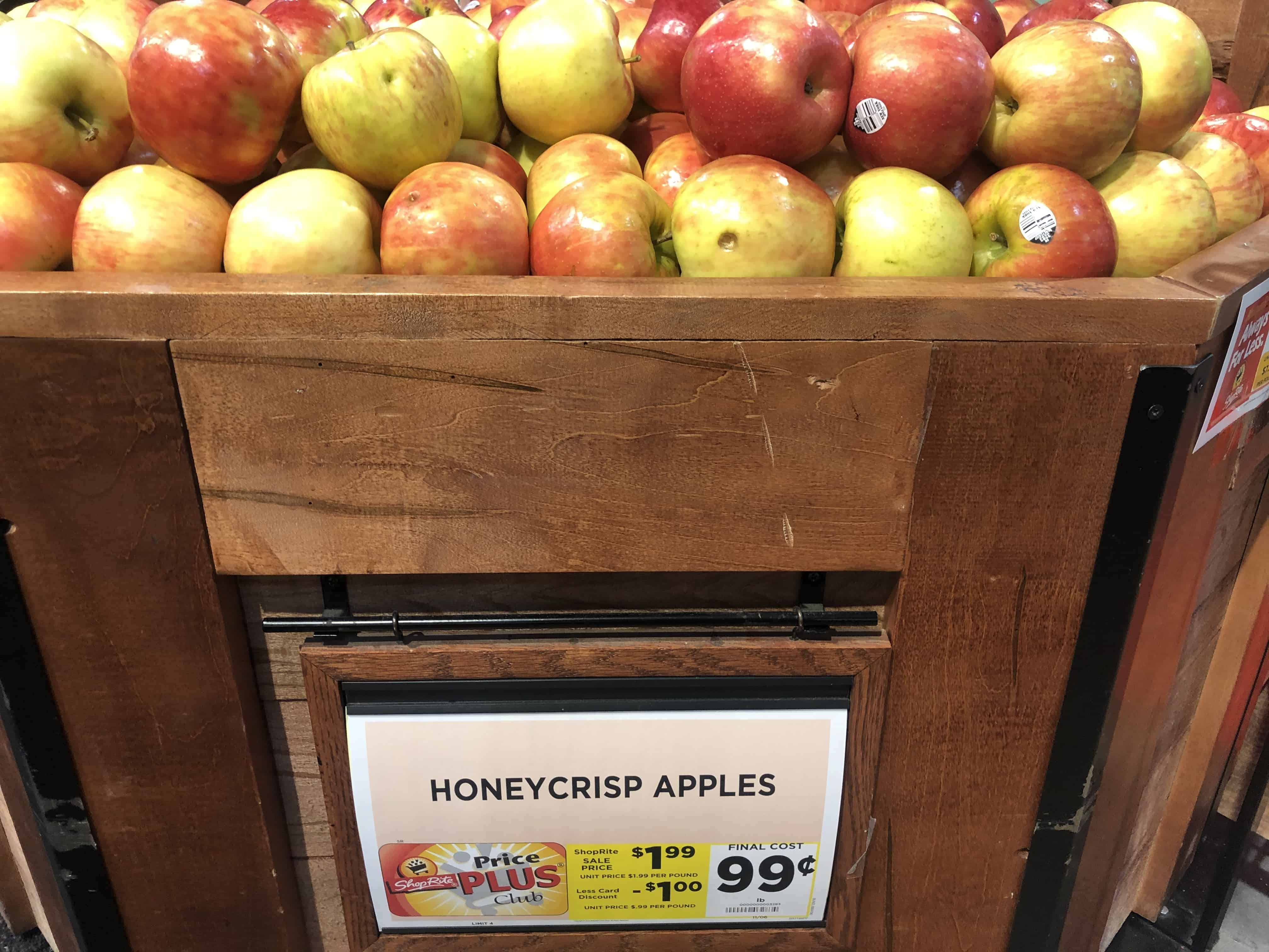 ShopRite: Honeycrisp Apples ONLY $0.99 Lb Thru 11/16!