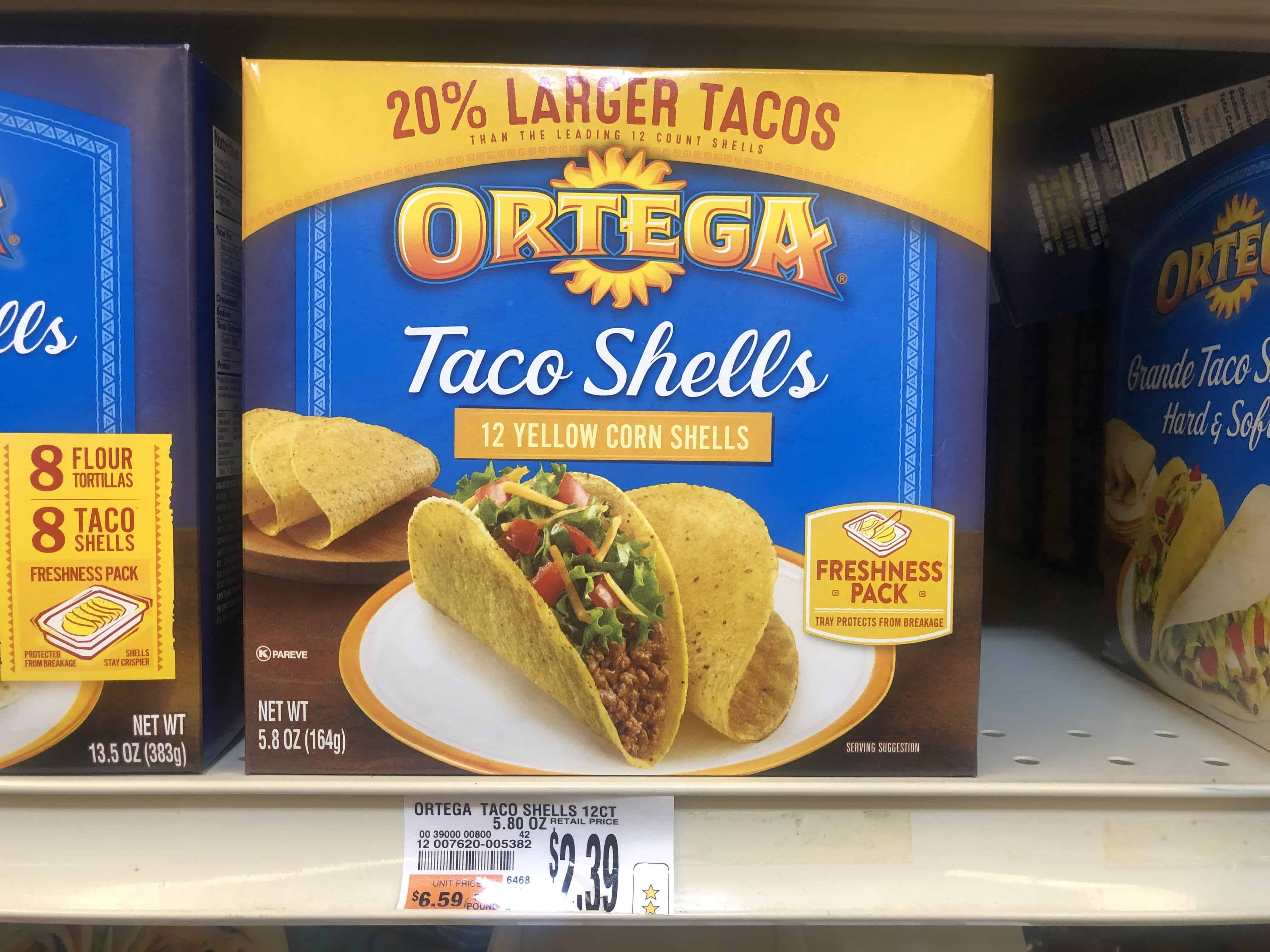 Giant: Ortega Taco Shells ONLY $0.70 Each Starting 11/8!