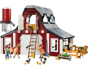 playmobil country barn with silo