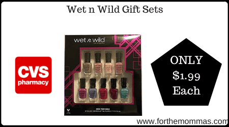 CVS: Wet n Wild Gift Sets