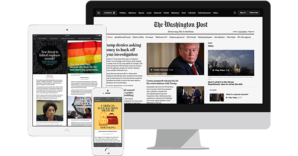 Get 8 weeks of The Washington Post for $0.99