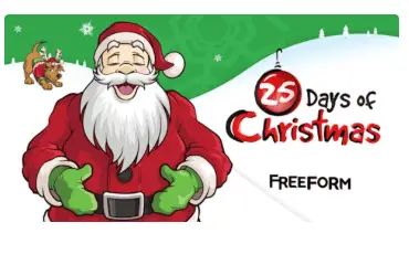 Freeform 25 Days of Christmas Movies