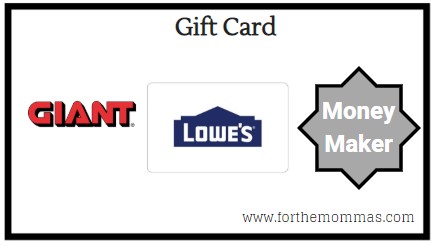Giant: Moneymaker Gift Card Deals Thru 12/26! {5X Points}