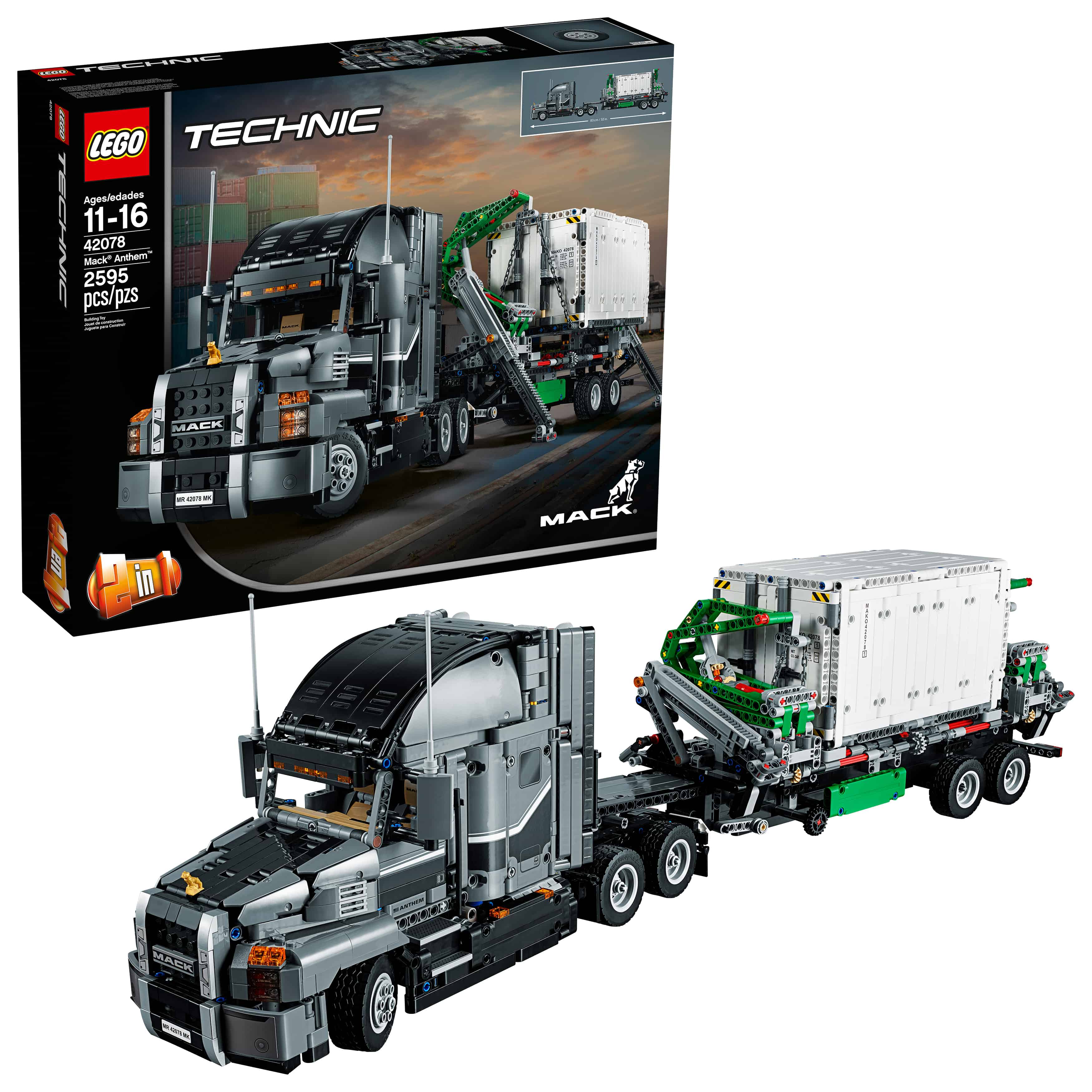 Walmart Cyber Monday: LEGO Technic Mack Anthem 42078 Building Set ONLY $129.99!