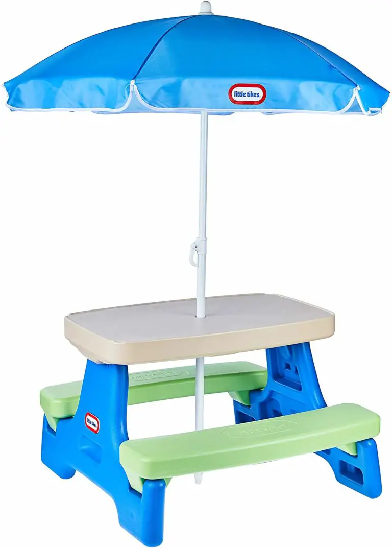 little tikes jr table with umbrella
