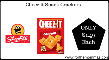 ShopRite: Cheez-It Snack Crackers