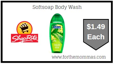 ShopRite: Softsoap Body Wash