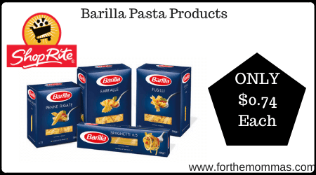 ShopRite: Barilla Blue Box Pasta