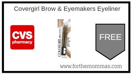 CVS: Free Covergirl Brow & Eyemakers Eyeliner