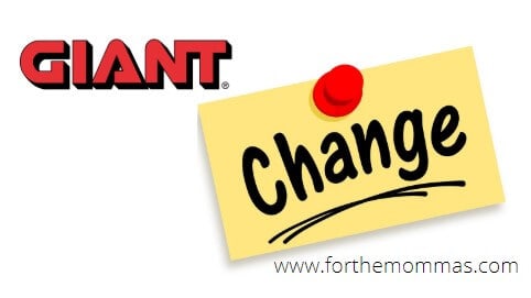 Giant: Policy Change Effective 2/17/20!