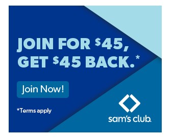 Sam’s Club – Join for $45 Get $45 in Savings
