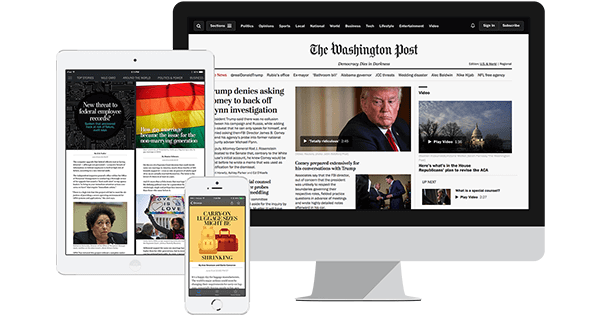Today only: 20% off 1-year of The Washington Post