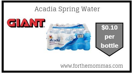 Giant: Acadia Spring Water