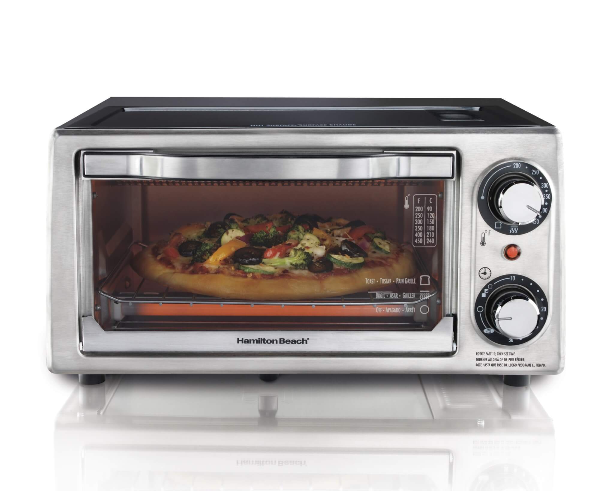 Hamilton Beach 4 Slice Toaster Oven ONLY $28.72 (Reg $56.24)