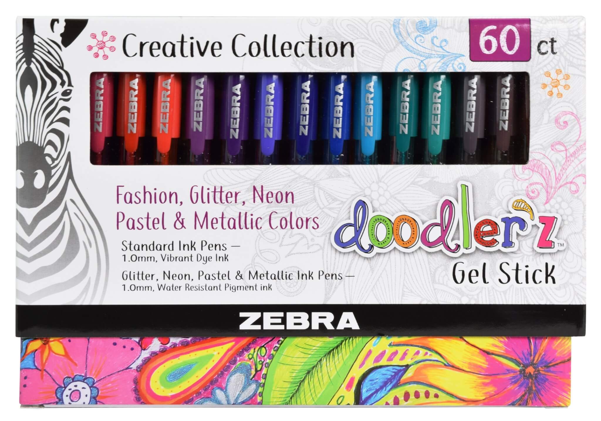 Zebra Pen Doodlerz Gel Stick Pen Mega Set ONLY $13 (Reg $28)