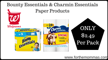Bounty Essentials & Charmin Essentials Paper Products