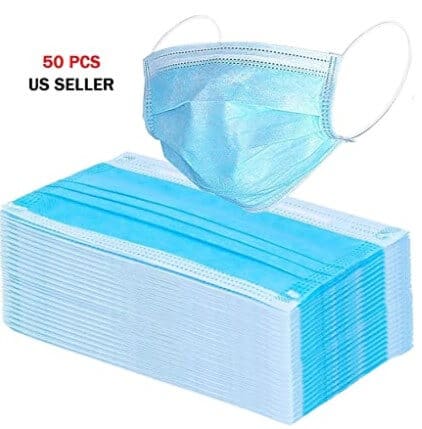 Amazon: Disposable Face Mask 50-Count $37.50