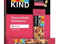 KIND Bars Peanut Butter & Strawberry 12-Ct ONLY $7.49 Shipped