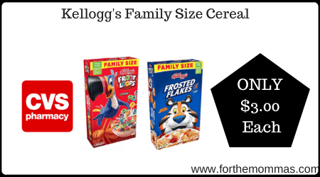 Kellogg's Family Size Cereal