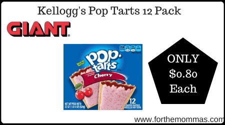 Kellogg's Pop Tarts 12 Pack