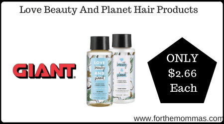 Love Beauty And Planet Hair Products