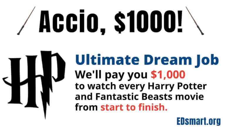 Get Paid $1,000 to Watch Harry Potter Movies