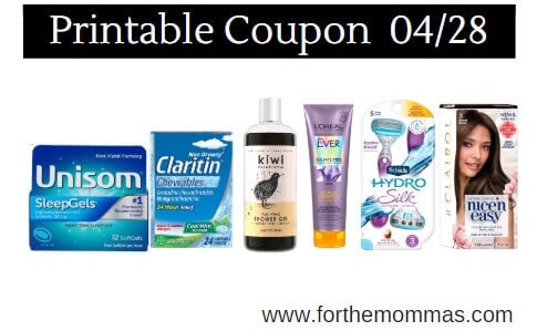 Newest Printable Coupons 04/28: Save On Unisom, Gold Bond, Elvive & More