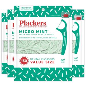 Plackers Micro Mint Dental Floss Picks