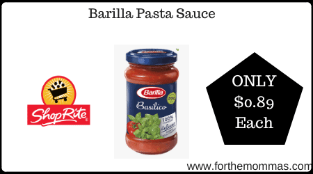 ShopRite: Barilla Pasta Sauce