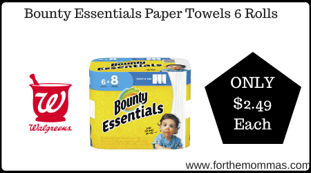 Bounty Essentials Paper Towels 6 Rolls