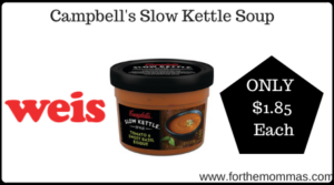 Weis: Campbell's Slow Kettle Soup