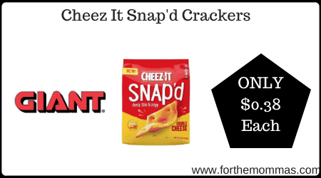 Cheez It Snap'd Crackers