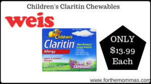 Weis: Children's Claritin Chewables