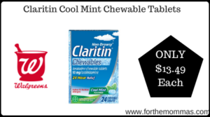 Claritin Cool Mint Chewable Tablets