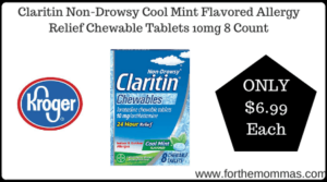 Claritin Cool Mint Tablets