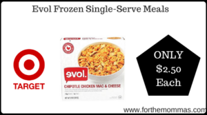 Evol Frozen Single-Serve Meals
