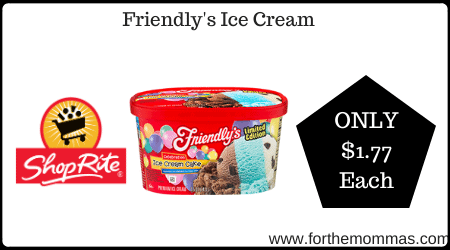 ShopRite: Friendly's Ice Cream