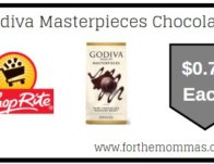 ShopRite: Godiva Masterpieces Chocolates JUST $0.74 Each Starting 5/3! {Rebate}