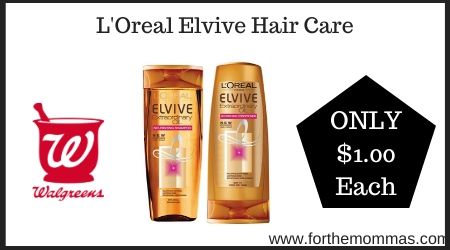 L'Oreal Elvive Hair Care at Walgreens