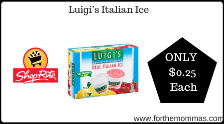 ShopRite: Luigi’s Italian Ice