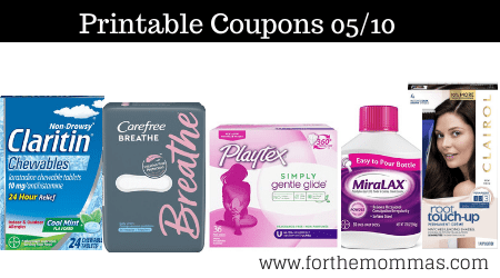 Newest Printable Coupons 05/10