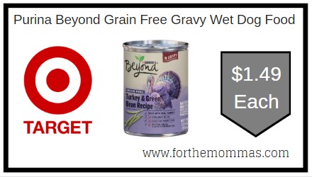 Target: Purina Beyond Grain Free Gravy Wet Dog Food $1.49