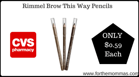 Rimmel Brow This Way Pencils