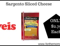 Weis: Sargento Sliced Cheese
