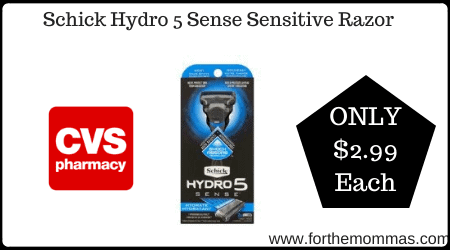 Schick Hydro 5 Sense Sensitive Razor