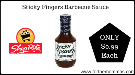 Sticky Fingers Barbecue Sauce