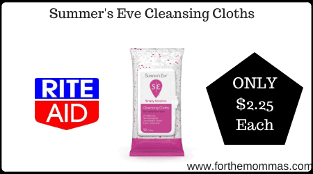 Summer's Eve Cleansing Cloths