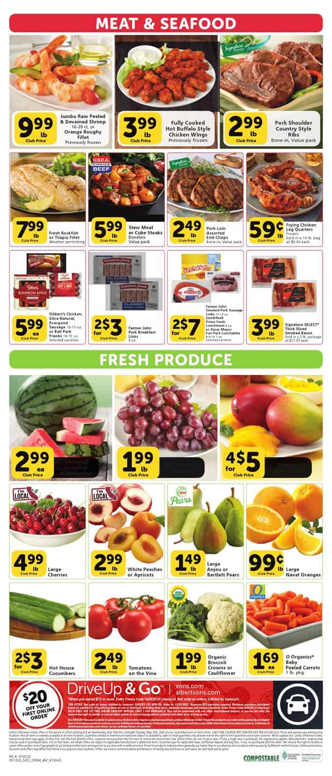 Vons Weekly Ad Scan 05/13/20- 05/19/20